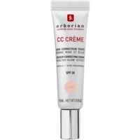 Erborian CC Creme SPF 30 Clair 15ml in white tube with red and black text, silver cap.