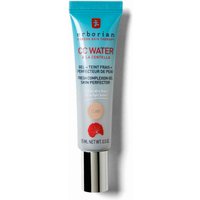 Erborian CC Water Clair 15 ml tube with blue cap, red logo, and peach accents on white packaging.