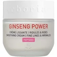 Erborian Ginseng Power Smoothing Cream 50ml in a white jar with red text and a clear lid.