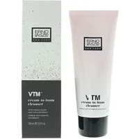 Erno Laszlo VTM Cream-To-Foam Cleanser 150ml in a white tube with black cap, next to a matching white box.