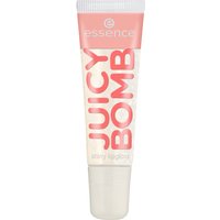 Essence Juicy Bomb Shiny Lipgloss 101, 10 ml tube, clear with pink cap and bold pink text.