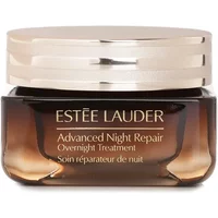 Estée Lauder Advanced Night Repair jar, brown glass with gold lid, 65ml size, elegant design.