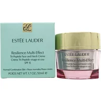 Estée Lauder face and neck creme in pink jar with gold lid, boxed, 50ml, for normal/combination skin, SPF 15.