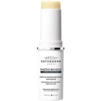 White Esthederm Photo Reverse Stick, 10g, with beige balm tip and black text on the label for sensitive areas protection.