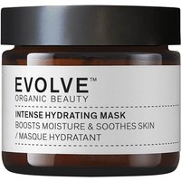 Evolve Organic Beauty Intense Hydrating Mask 60ml in amber jar with white label and black lid.