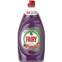 Purple Fairy Platinum Quickwash Wild Berry washing up liquid, 820ml bottle with red cap and berry graphics.