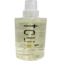 Clear cylindrical bottle of Fcuk Her Body Mist 250ml with white cap and black text.