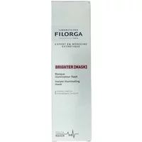 White Filorga Brighter Instant Illuminating Mask box with black text and red accents, 75ml size.