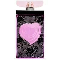 Pink Franck Olivier Passion Extreme Eau De Parfum 75ml bottle with heart design and black lace pattern.