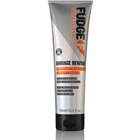 Fudge Damage Rewind Conditioner 250ml in a silver tube with orange and black text, featuring a flip-top cap.