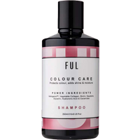 FUL Colour Care Shampoo 250ml, black bottle with pink and white label, bold black cap.