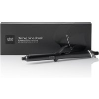 Black ghd Chronos Curve Classic Tong, 26mm hair curler, sleek design with ergonomic handle and protective cool tip.