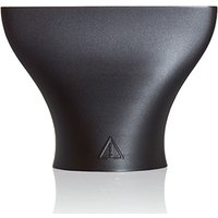 Black wide styling nozzle for ghd Helios™ hair dryer, sleek matte finish with subtle logo at base.