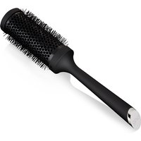 Black ceramic radial hair brush with a 45mm barrel and silver end cap, featuring densely packed bristles.