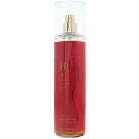 Giorgio Beverly Hills Red Fragrance Mist 236ml, red bottle with gold spray nozzle and clear cap.