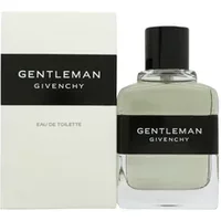 GIVENCHY Gentleman Eau De Toilette 60ml, clear glass bottle with black cap and label, next to white box.