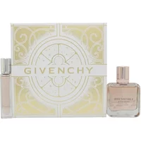 GIVENCHY Irresistible Gift Set with ornate box, includes 35ml and 12.5ml pink EDP bottles.