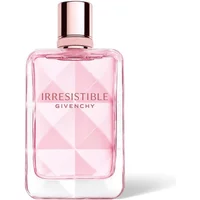 Pink Givenchy Irresistible Very Floral Eau De Parfum 80ml bottle with geometric design and rose gold cap.