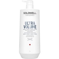 Goldwell Dual Senses Ultra Volume Bodifying Conditioner 1000ml, white bottle with pump and blue text.