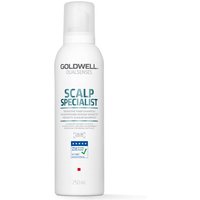 White Goldwell Dualsenses Sensitive Foam Shampoo bottle, 250ml, with green text and logo.
