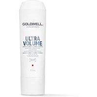 White Goldwell Dualsenses Ultra Volume Bodifying Conditioner bottle, 200ml, with blue and gray text.