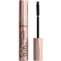 GOSH Boombastic Mascara 13 ml, rose gold tube with black text and a black bristle brush applicator.