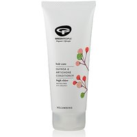 White tube of Green People Quinoa & Artichoke Conditioner with floral design, 200ml.