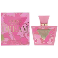 Pink Guess Seductive Dream Eau De Toilette 75ml bottle with gold accents and matching floral box.