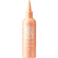 Hairburst Hydrating & Balancing Scalp Tonic, peach bottle, pointed nozzle, white text, 100 ml.