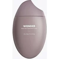 Haruharu Wonder Black Rice 10 Hyaluronic Cream in a sleek, curved, matte lavender bottle, 50ml.