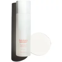 White cylindrical bottle of Haruharu Wonder Centella 3% PHA serum with minimalist design and pink text.