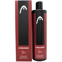 Head Fire Shower Gel 400ml in a black and red bottle with a white logo and matching box.