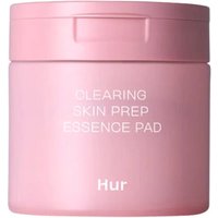Pink jar of House of Hur Clearing Skin Prep Essence Pad, 70 pcs, with white text on the front.