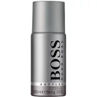 Silver Hugo Boss Boss Bottled deodorant spray, 150ml, with bold black logo and sleek cylindrical design.