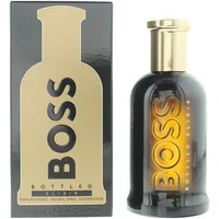 Black and gold Hugo Boss Boss Bottled Elixir Parfum Intense 100ml bottle with matching box.
