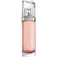 Transparent bottle of Hugo Boss Ma Vie L'Eau Eau De Toilette, pink liquid, silver cap, 50ml.