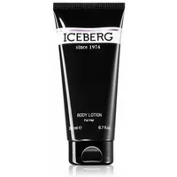 Black Iceberg Since 1974 Body Lotion tube, 200ml, with white and silver text accents.