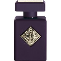 Purple Initio Psychedelic Love Eau de Parfum bottle with gold ornate emblem and square cap, 90 ml.