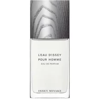 Issey Miyake L'Eau d'Issey Pour Homme Eau De Parfum 125ml, sleek rectangular bottle with wood-patterned cap.