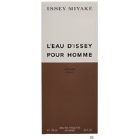 Issey Miyake L'Eau D'Issey Pour Homme Vetiver Eau de Toilette in a sleek brown and white rectangular box.