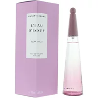 Issey Miyake L'Eau D'Issey Solar Violet Eau De Toilette, 100ml, pink gradient bottle with purple cap, matching box.