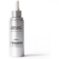 White Jan Marini Bioclear Face Lotion bottle with dropper cap, black text, and "STEP 3" label, 30ml size.