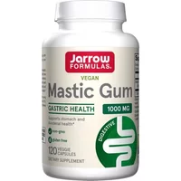 Jarrow Formulas Mastic Gum bottle, white with green label, 120 vegan capsules, supports gastric health, 1000 mg.