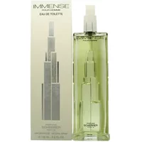 Jean-Louis Scherrer Immense Pour Homme Eau De Toilette, tall rectangular green bottle with matching box.