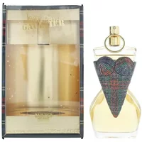 Jean Paul Gaultier Divine Collector Edition perfume 100ml, hourglass bottle with textured bodice design, gold cap.