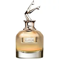Jean Paul Gaultier Scandal Gold Eau De Parfum 80ml with gold-toned bottle and sculpted legs cap design.