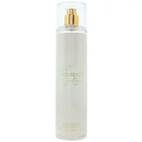 Clear bottle of Jessica Simpson Fancy Forever Body Mist, 240ml, with gold spray nozzle and elegant script label.