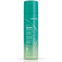 Green Joico Body Shake Texturizing Finisher 250ml bottle with white text and gradient design.