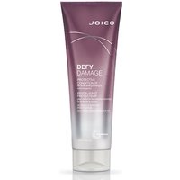 Purple Joico Defy Damage Protective Conditioner tube, 250ml, with white cap and silver accents.