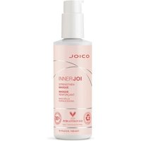 Joico InnerJoi Strengthen Oil Cream Masque 150ml in a pink pump bottle with silver accents and brand logo.